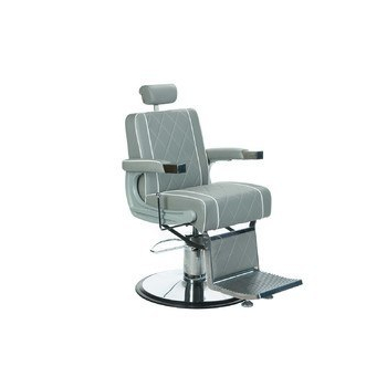 Fotel barberski ODYS BH-31825M Jasny Szary